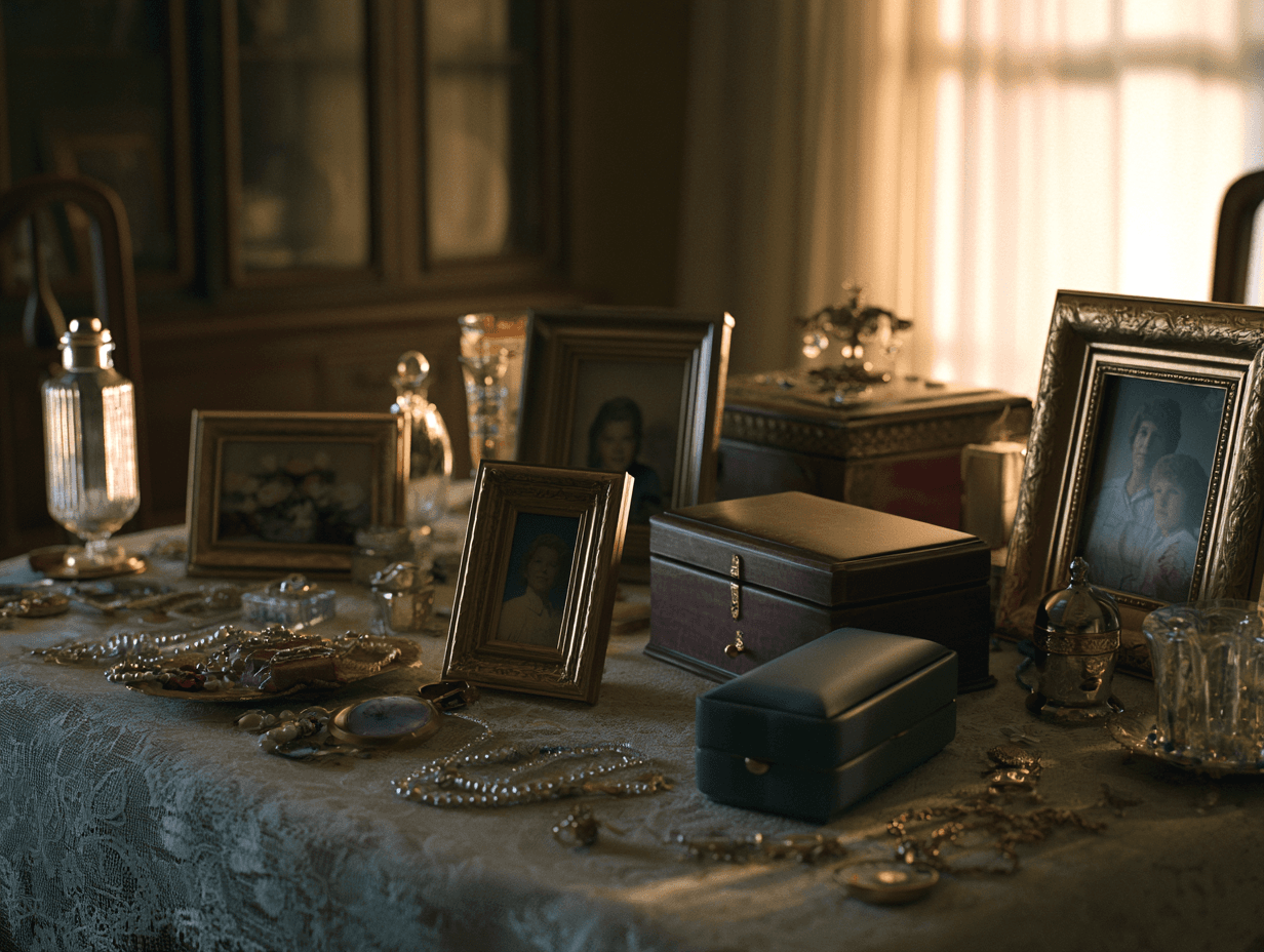 Documented property contents from a field inventory